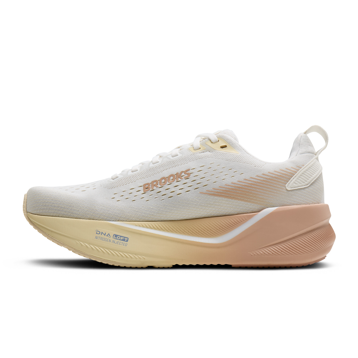Brooks Ghost Max 4 Running Shoe (Women) - White/Rose/Rutabaga