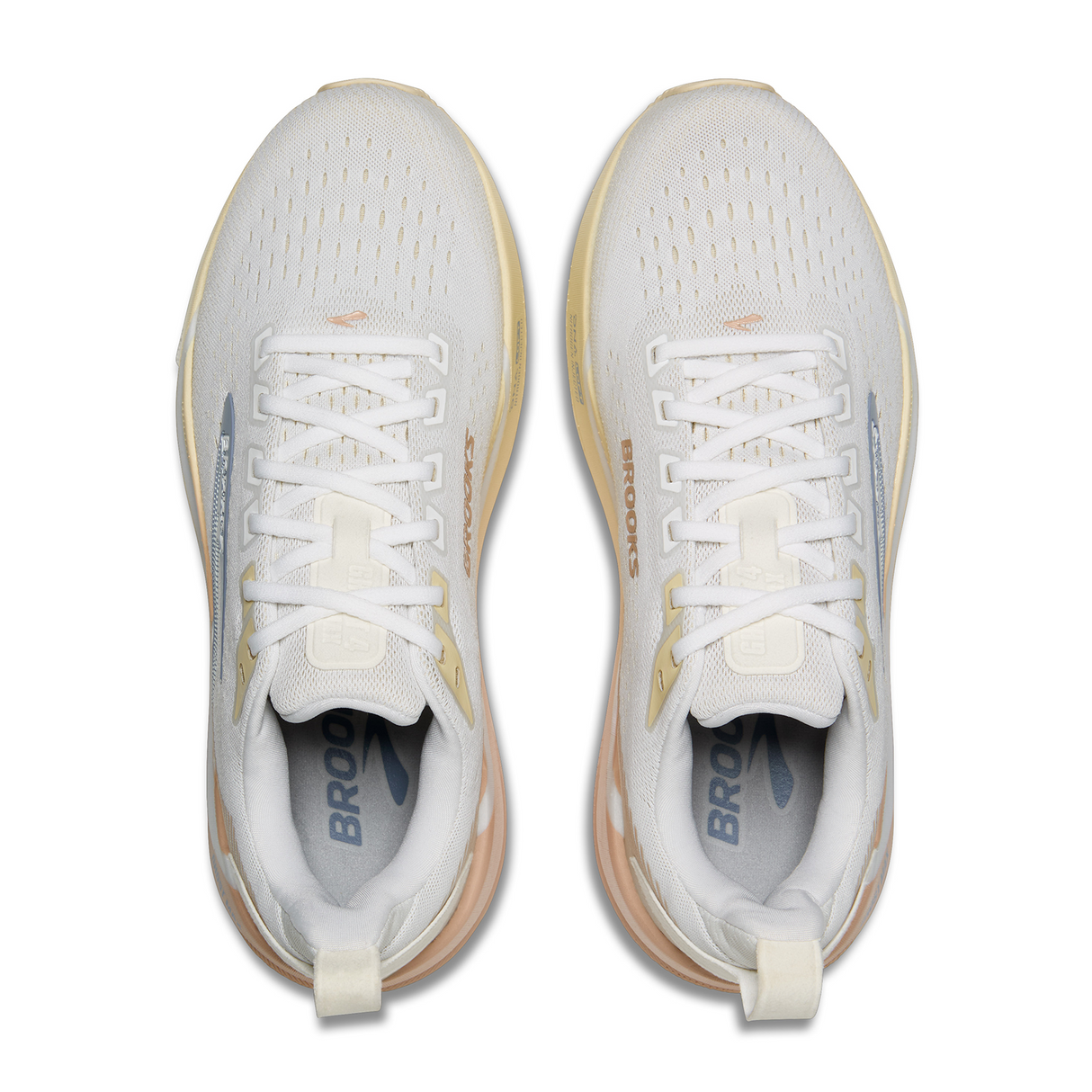 Brooks Ghost Max 4 Running Shoe (Women) - White/Rose/Rutabaga