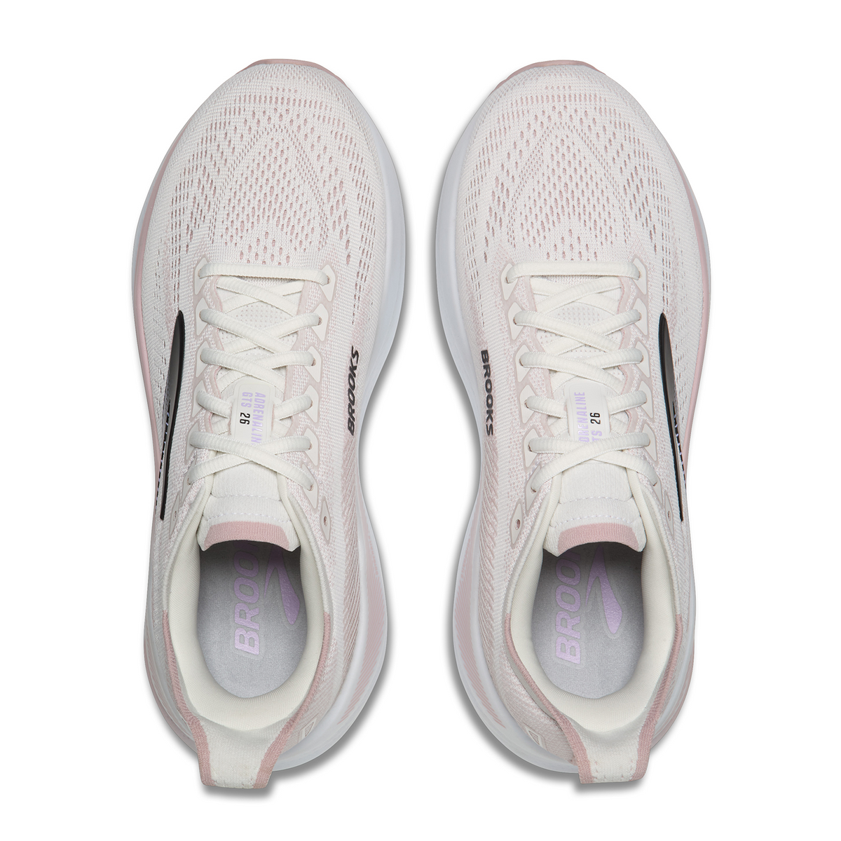 Brooks Adrenaline GTS 26 Running Shoe (Women) - Blanc/VioletIce/HyperIris Athletic - Running - Stability - The Heel Shoe Fitters