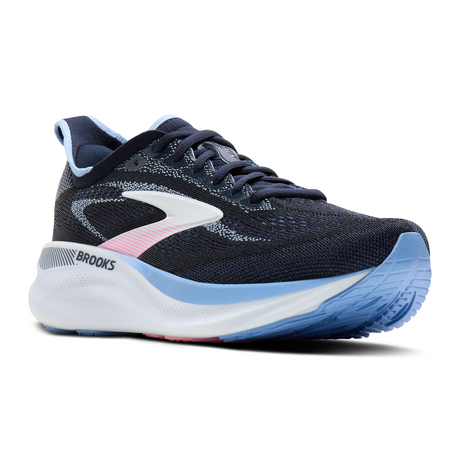 Brooks Adrenaline GTS 26 Running Shoe (Women) - Navy/Cornflower/Pink Athletic - Running - Stability - The Heel Shoe Fitters