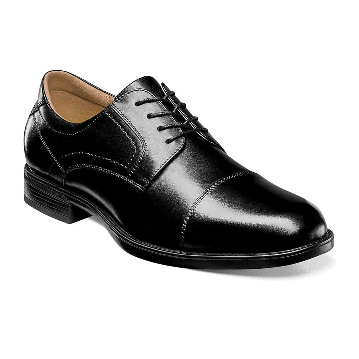 Florsheim Midtown Cap Toe Oxford (Men) - Black Dress-Casual - Oxfords - The Heel Shoe Fitters