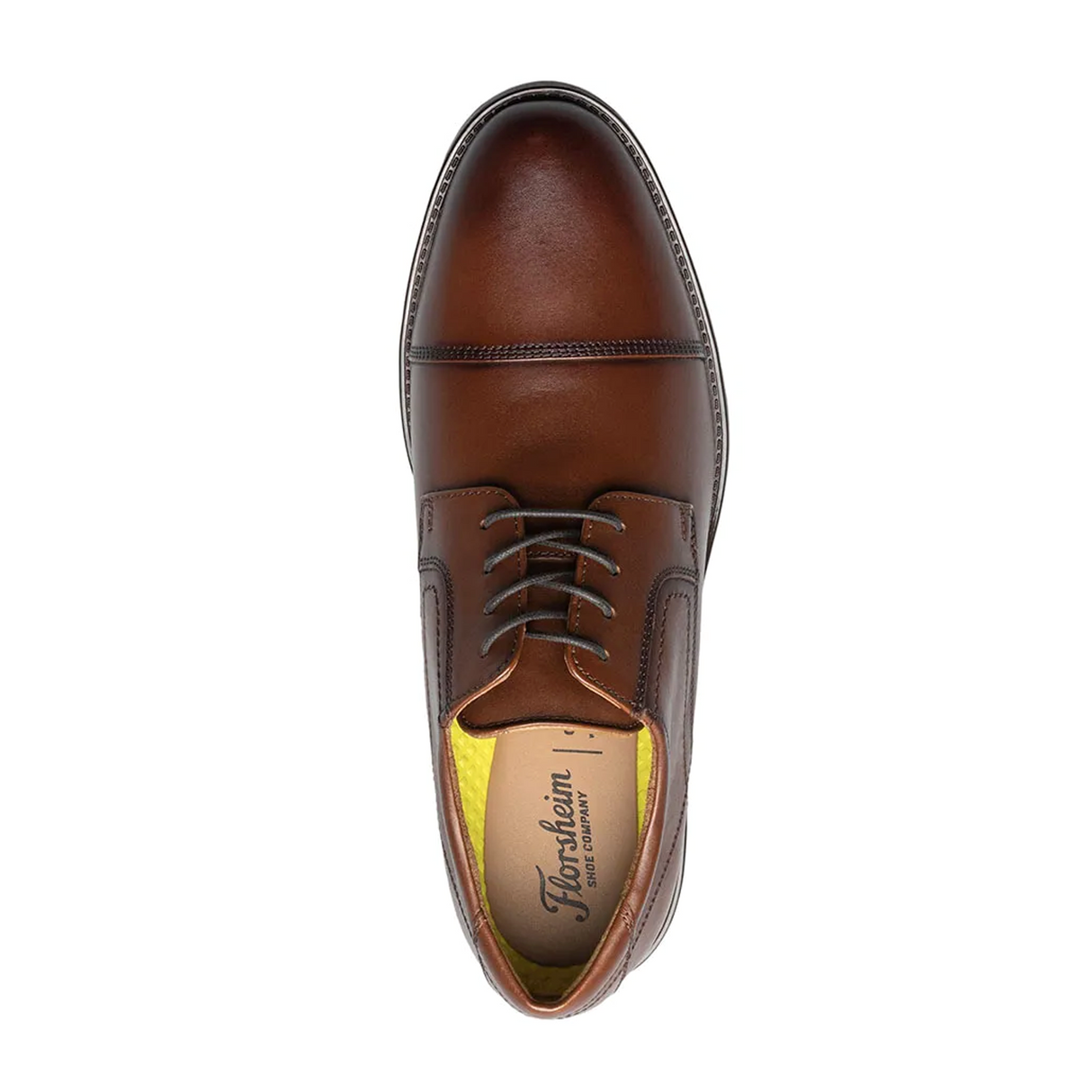 Florsheim Midtown Cap Toe Oxford (Men) - Cognac Dress-Casual - Oxfords - The Heel Shoe Fitters