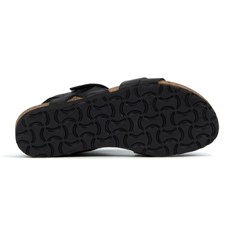 Naot Kayla Arch Pro Wedge Sandal (Women) - Black Matte Leather Sandal - Heel/Wedge - The Heel Shoe Fitters