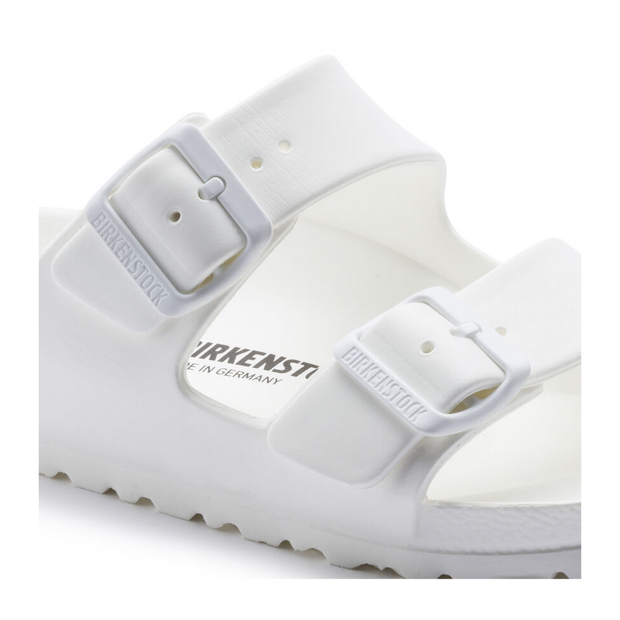 Birkenstock slides white sales