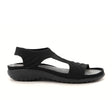 Naot Kawhia Backstrap Sandal (Women) - Black Knit Dress-Casual - Slip On - The Heel Shoe Fitters