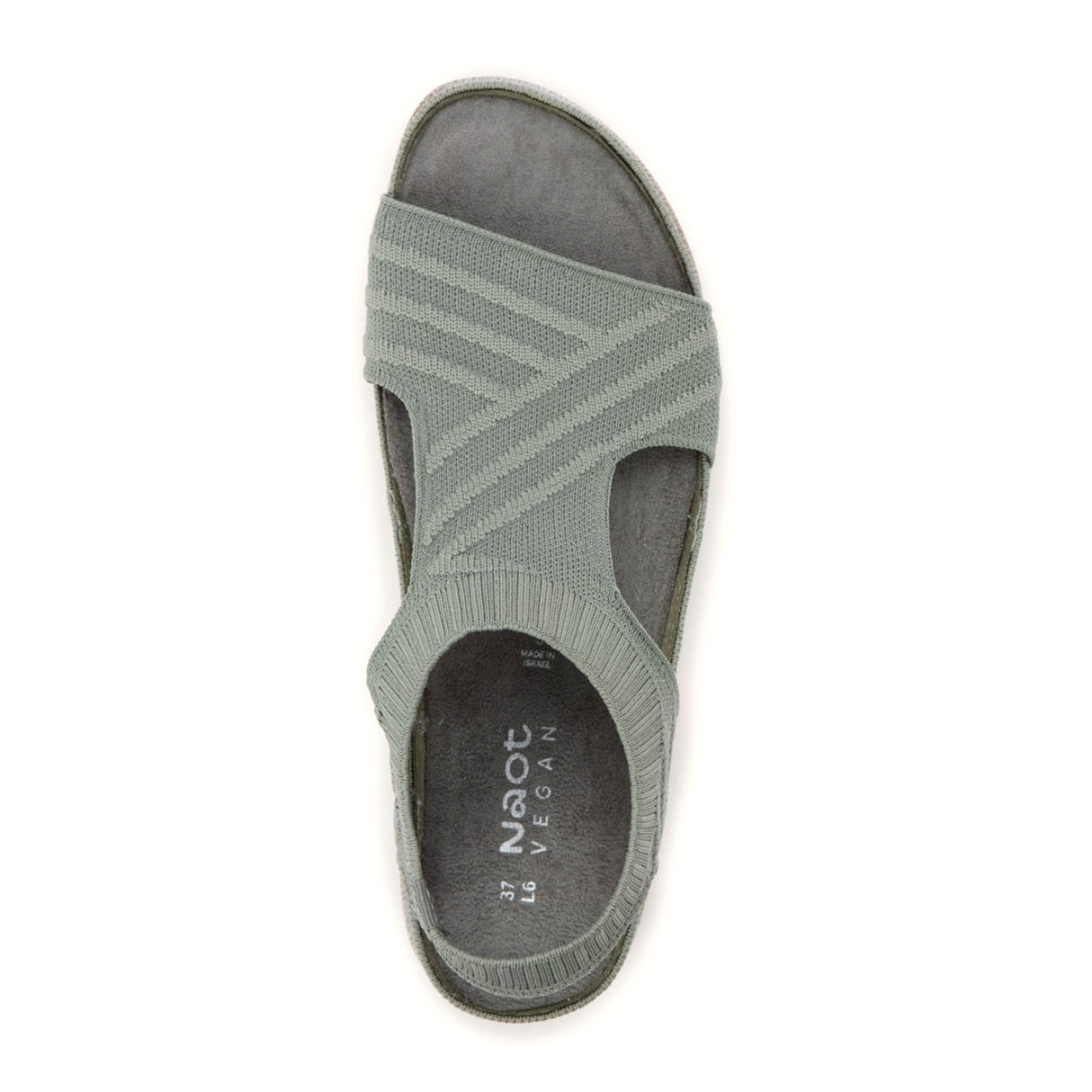 Naot Kawhia Backstrap Sandal (Women) - Sage Knit Dress-Casual - Slip On - The Heel Shoe Fitters