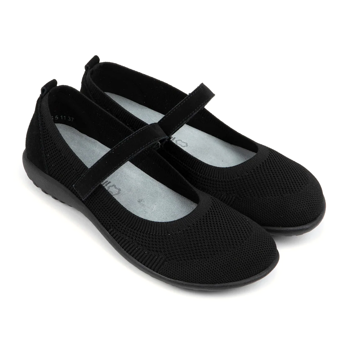 Naot Taranaki Mary Jane (Women) - Black Knit