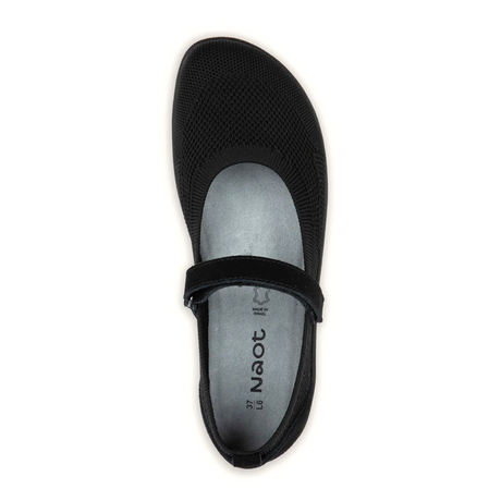 Naot Taranaki Mary Jane (Women) - Black Knit Dress-Casual - Flat - The Heel Shoe Fitters