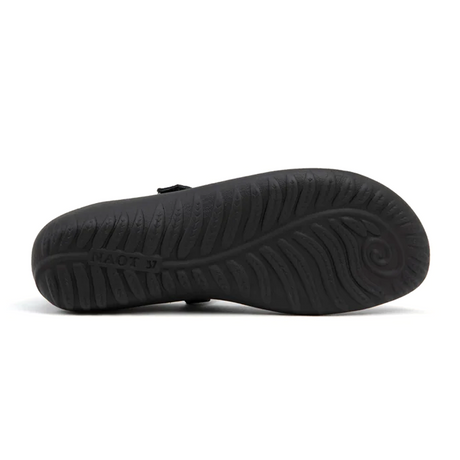 Naot Taranaki Mary Jane (Women) - Black Knit Dress-Casual - Flat - The Heel Shoe Fitters