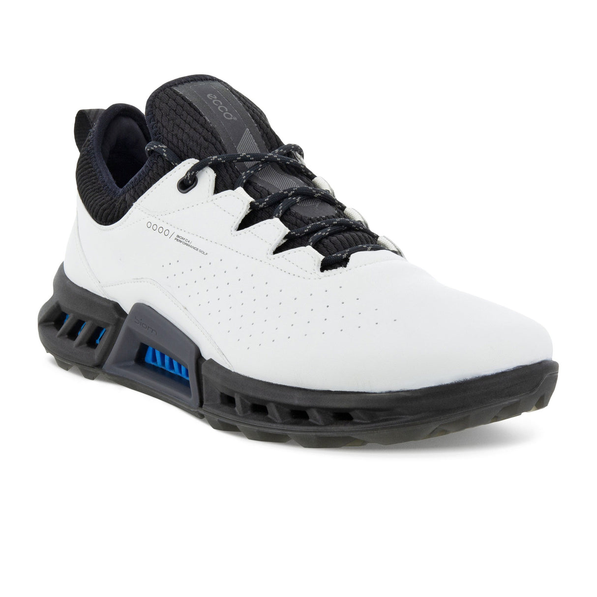 ECCO Golf Biom C4 Golf Shoe (Men) - White/Black Athletic - Golf - The Heel Shoe Fitters
