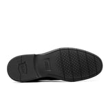 Florsheim Norwalk Moc Toe Slip On Loafer (Men) - Black Dress-Casual - Slip Ons - The Heel Shoe Fitters