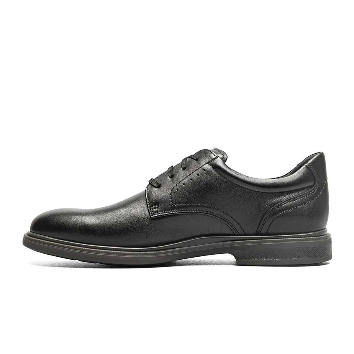 Florsheim Highrise Plain Toe Oxford Hands Free (Men) - Black Smooth
