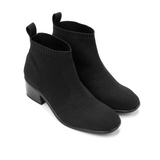 Naot Legacy Ankle Boot (Women) - Black Sparkle Knit Boots - Casual - Low - The Heel Shoe Fitters
