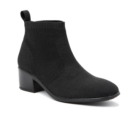 Naot Legacy Ankle Boot (Women) - Black Sparkle Knit Boots - Casual - Low - The Heel Shoe Fitters