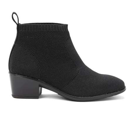 Naot Legacy Ankle Boot (Women) - Black Sparkle Knit Boots - Casual - Low - The Heel Shoe Fitters