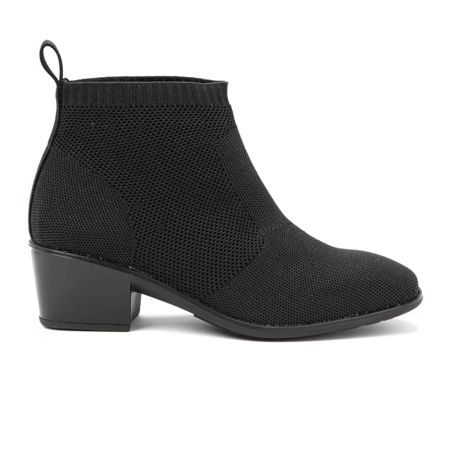 Naot Legacy Ankle Boot (Women) - Black Sparkle Knit Boots - Casual - Low - The Heel Shoe Fitters