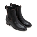 Naot Tradition Heeled Chelsea Boot (Women) - Soft Black Leather Boots - Casual - Mid - The Heel Shoe Fitters