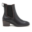 Naot Tradition Heeled Chelsea Boot (Women) - Soft Black Leather Boots - Casual - Mid - The Heel Shoe Fitters