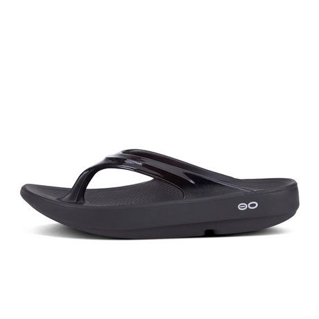 Oofos OOlala Sandal (Women) - Black Sandals - Thong - The Heel Shoe Fitters