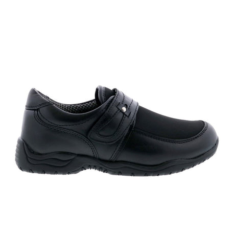 Drew Antwerp Slip On (Women) - Black Leather/Stretch Dress-Casual - Slip Ons - The Heel Shoe Fitters
