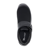 Drew Antwerp Slip On (Women) - Black Stretch Leather Dress-Casual - Slip Ons - The Heel Shoe Fitters