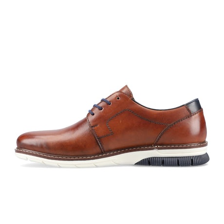 Rieker Dustin 14402-24 Oxford (Men) - Peanut/Pazifik Dress-Casual - Oxfords - The Heel Shoe Fitters