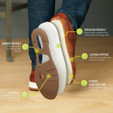 Florsheim Crossover Moc Toe Slip On (Men) Athletic - Casual - Slip On - The Heel Shoe Fitters