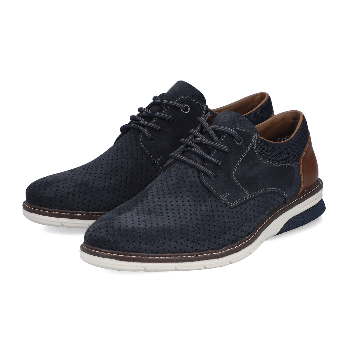 Rieker Dustin 25 Loafer (Men) - Kobalt/Amaretto/Ozean Dress-Casual - Loafer - The Heel Shoe Fitters