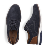 Rieker Dustin 25 Loafer (Men) - Kobalt/Amaretto/Ozean Dress-Casual - Loafer - The Heel Shoe Fitters