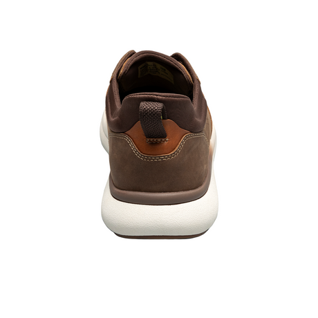 Florsheim Fleet Perf Toe Elastic Lace Sneaker (Men) - Brown Dress-Casual - Slip On - The Heel Shoe Fitters