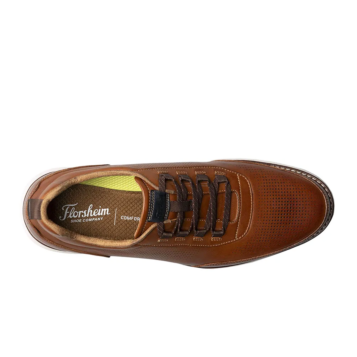 Florsheim Launch Elastic Lace Slip On (Men) - Cognac Multi