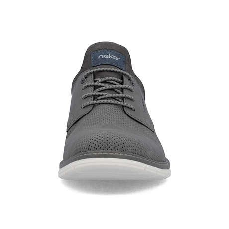 Rieker Dustin 50 Lace Up (Men) - Cenere/Denim/Rauch Dress-Casual - Oxford - The Heel Shoe Fitters