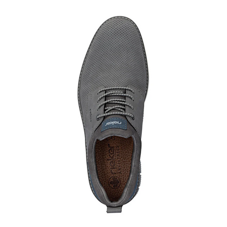 Rieker Dustin 50 Lace Up (Men) - Cenere/Denim/Rauch Dress-Casual - Oxford - The Heel Shoe Fitters