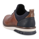 Rieker Dustin 54 Slip On (Men) - Nuss/Lake/Navy/Amaretto Dress-Casual - Oxford - The Heel Shoe Fitters