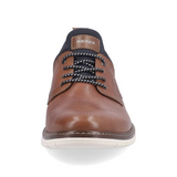 Rieker Dustin 54 Slip On (Men) - Nuss/Lake/Navy/Amaretto Dress-Casual - Oxford - The Heel Shoe Fitters