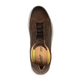 Florsheim Monopoli Elastic Lace To Toe Sneaker (Men) - Brown Crazy Horse/Cognac Smooth with White Sole Athletic - Casual - Lace Up - The Heel Shoe Fitters