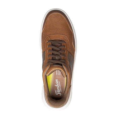 Florsheim Crosstour Causal Lace Up Hand Free (Men) - Cognac/Brown/White Sole Athletic - Casual - Lace Up - The Heel Shoe Fitters
