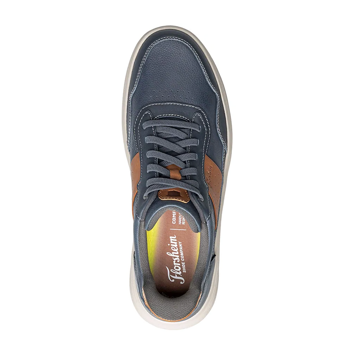 Florsheim Crosstour Causal Lace Up Hand Free (Men) - Navy/Cognac/Fossil Sole Athletic - Casual - Lace Up - The Heel Shoe Fitters