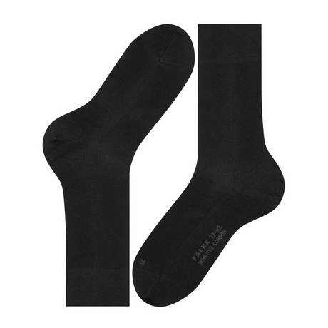 Falke Sensitive London Crew Sock (Men) - Black Accessories - Socks - Lifestyle - The Heel Shoe Fitters