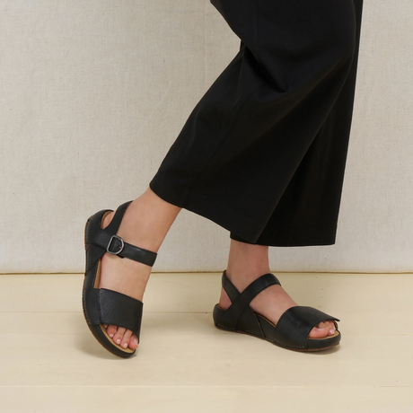 Dansko Tinsley Backstrap Sandal (Women) - Black Sandal - Backstrap - The Heel Shoe Fitters