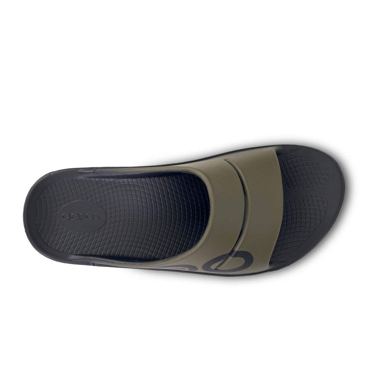 Oofos OOahh Sport Slide Sandal (Unisex) - Tactical Green Sandals - Slide - The Heel Shoe Fitters