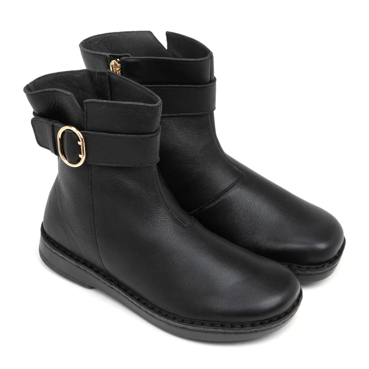 Naot Capri Boot (Women) - Black Leather