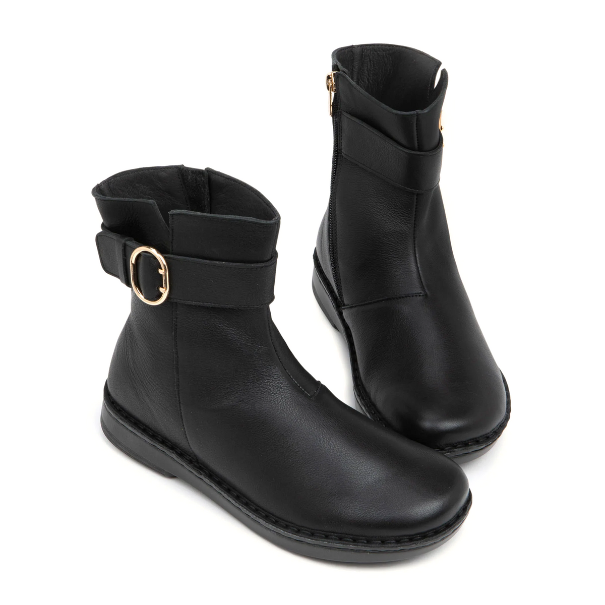 Naot Capri Boot (Women) - Black Leather