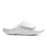 Oofos OOahh Sport Flex Slide Sandal (Unisex) - White Sandal - Slide - The Heel Shoe Fitters