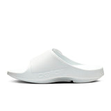 Oofos OOahh Sport Flex Slide Sandal (Unisex) - White Sandal - Slide - The Heel Shoe Fitters