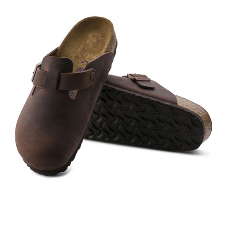 Birkenstock Boston Soft Footbed Clog (Unisex) - Habana Oiled Leather Dress-Casual - Clogs & Mules - The Heel Shoe Fitters