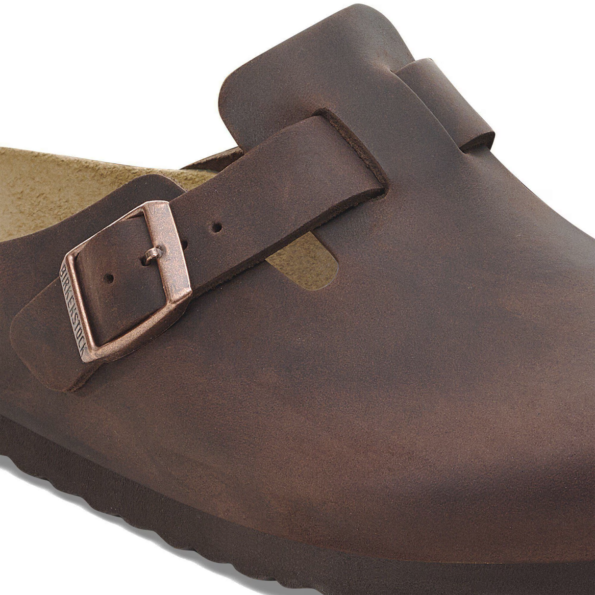 Birkenstock Boston Soft Footbed Narrow Clog (Unisex) - Habana Oiled Leather Dress-Casual - Clogs & Mules - The Heel Shoe Fitters