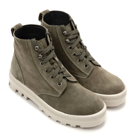 Naot Canoe Boot (Women) - Hunter Green Suede Boots - Casual - Low - The Heel Shoe Fitters