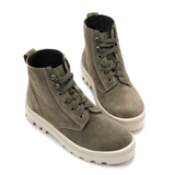 Naot Canoe Boot (Women) - Hunter Green Suede Boots - Casual - Low - The Heel Shoe Fitters