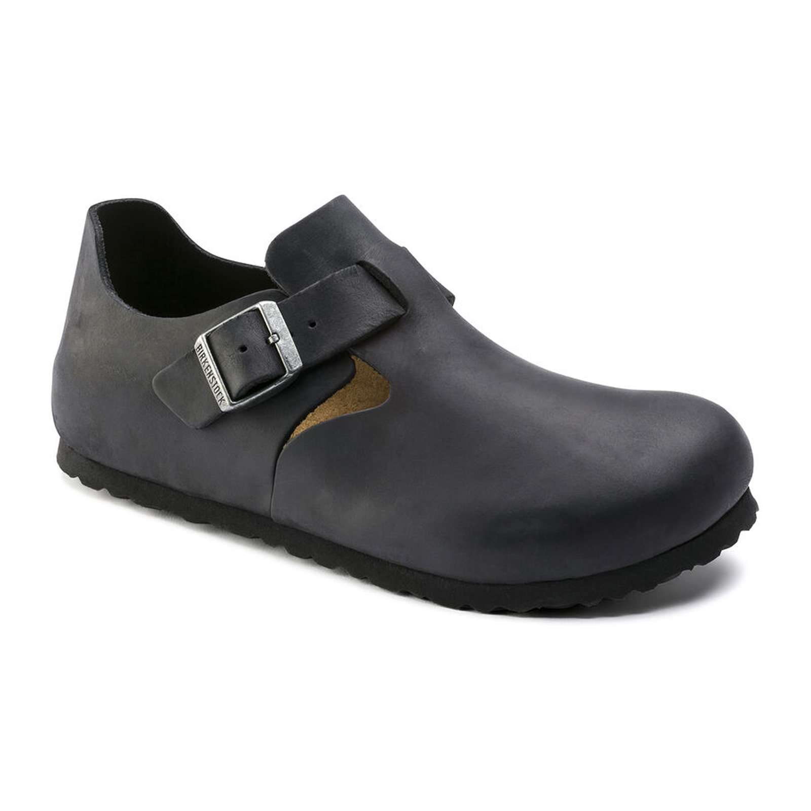 Birkenstock London Clog (Unisex) - Black Oiled Leather – The Heel